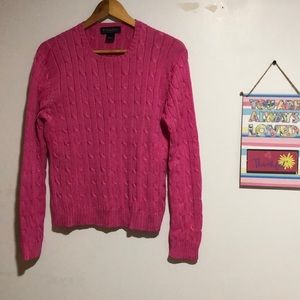 Brooks Brothers Women’s Cable Crew Neck Sweater